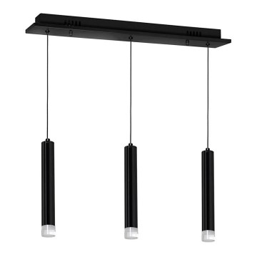 LED Hanglamp aan koord CARBON 3xLED/15W/230V