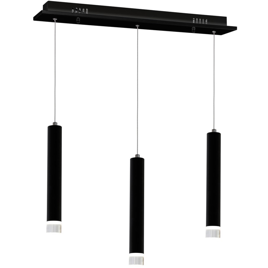LED Hanglamp aan koord CARBON 3xLED/15W/230V