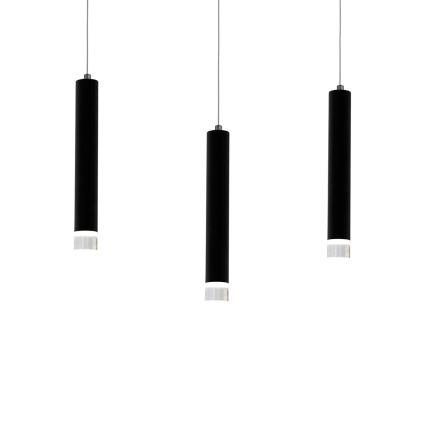 LED Hanglamp aan koord CARBON 3xLED/15W/230V