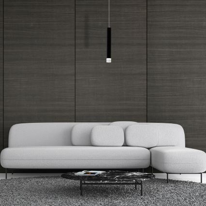LED Hanglamp aan koord CARBON LED/5W/230V