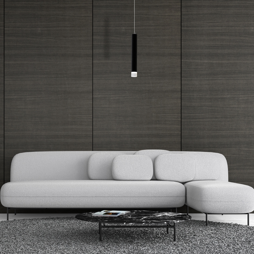 LED Hanglamp aan koord CARBON LED/5W/230V