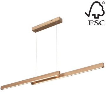 LED Hanglamp aan koord dimbaar SMAL 2xLED/22,5W/230V - FSC-gecertificeerd