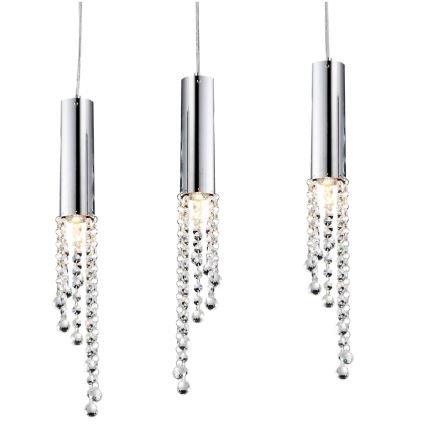 LED Hanglamp aan koord DUERO 3xLED/3W/230V