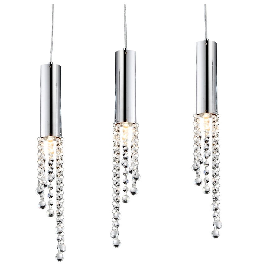 LED Hanglamp aan koord DUERO 3xLED/3W/230V