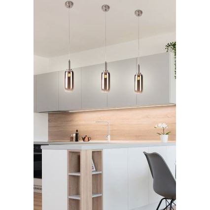 LED Hanglamp aan koord FIUGGI LED/6W/230V grijs