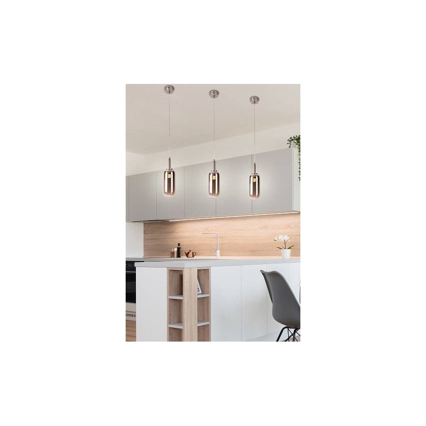 LED Hanglamp aan koord FIUGGI LED/6W/230V grijs