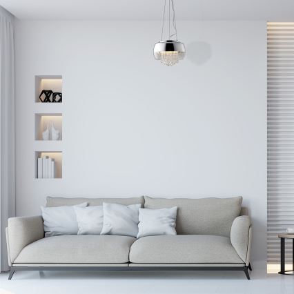 LED hanglamp aan koord LUNA 1x E14 / 40W / 230V