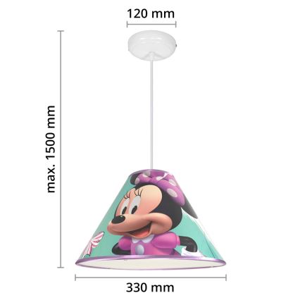 LED Hanglamp aan koord MINNIE MOUSE 1xE27/15W/230V