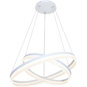 LED Hanglamp aan koord RING met afstandsbediening LED/60W/230V