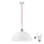 LED-hanglamp aan snoer 1xE27/60W/230V wit/rood
