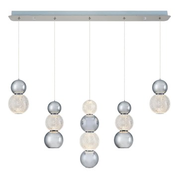 LED Hanglamp CREMONA LED/27W/230V 3000K matte chroom