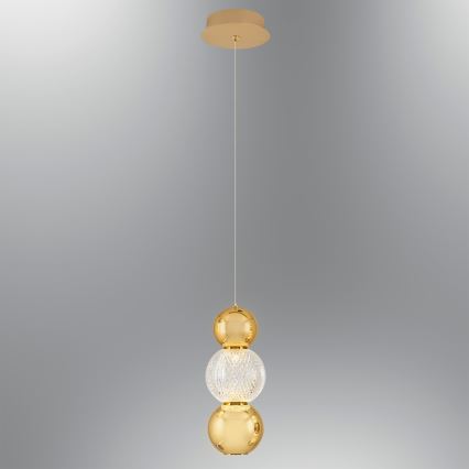 LED Hanglamp CREMONA LED/5W/230V 3000K goud