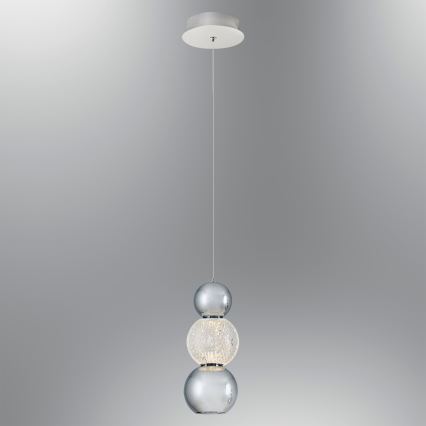 LED Hanglamp CREMONA LED/5W/230V 3000K mat chroom