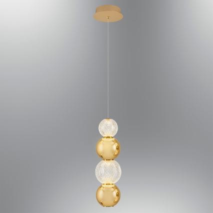 LED Hanglamp CREMONA LED/7W/230V 3000K goud