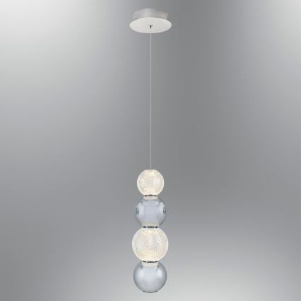LED Hanglamp CREMONA LED/7W/230V 3000K mat chroom