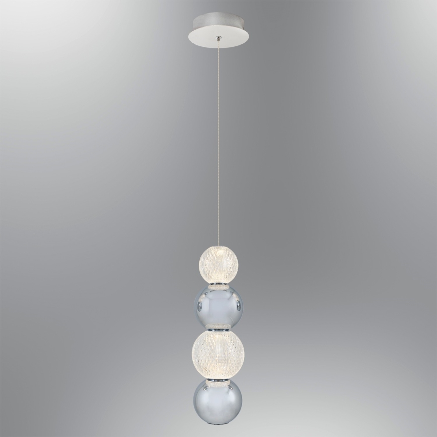 LED Hanglamp CREMONA LED/7W/230V 3000K mat chroom