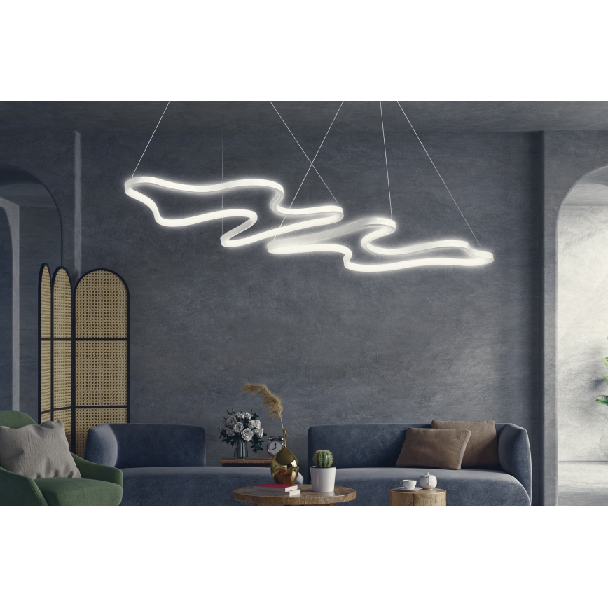 LED Hanglamp DUPLE ARTISAN LED/80W/230V 6500K wit