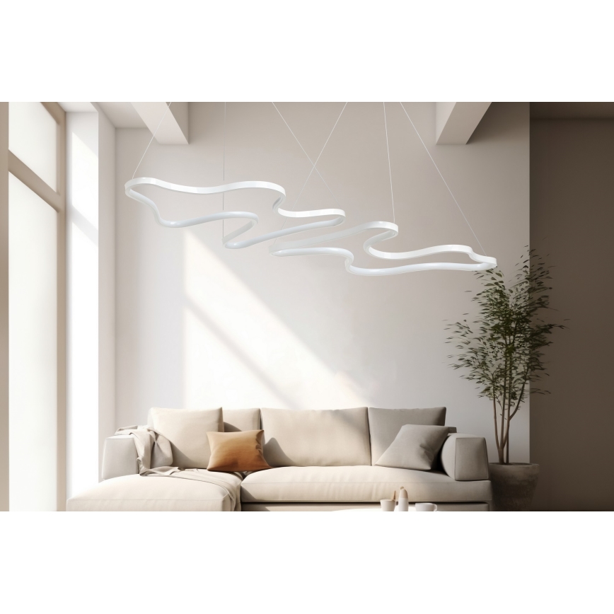 LED Hanglamp DUPLE ARTISAN LED/80W/230V 6500K wit