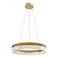 LED Hanglamp FROZI LED/32W/230V Ø 50 cm goud