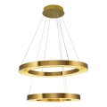 LED Hanglamp JESI LED/140W/230V 3000K Ø 100 cm brons