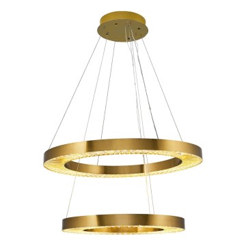 LED Hanglamp JESI LED/140W/230V 3000K Ø 100 cm brons
