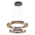LED Hanglamp JESI LED/140W/230V 3000K Ø 100 cm zilver
