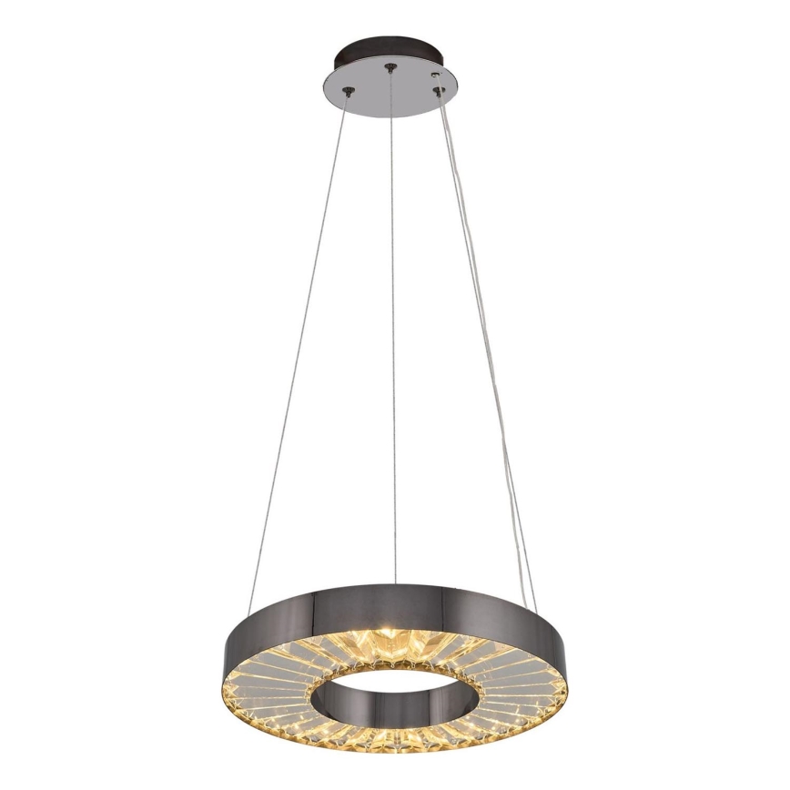 LED Hanglamp JESI LED/35W/230V 3000K diameter 40 cm zilver