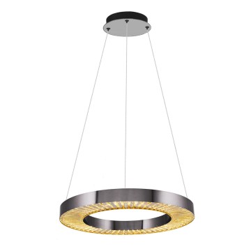 LED Hanglamp JESI LED/35W/230V 3000K diameter 60 cm zilver