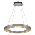 LED Hanglamp JESI LED/85W/230V 3000K diameter 80 cm zilver