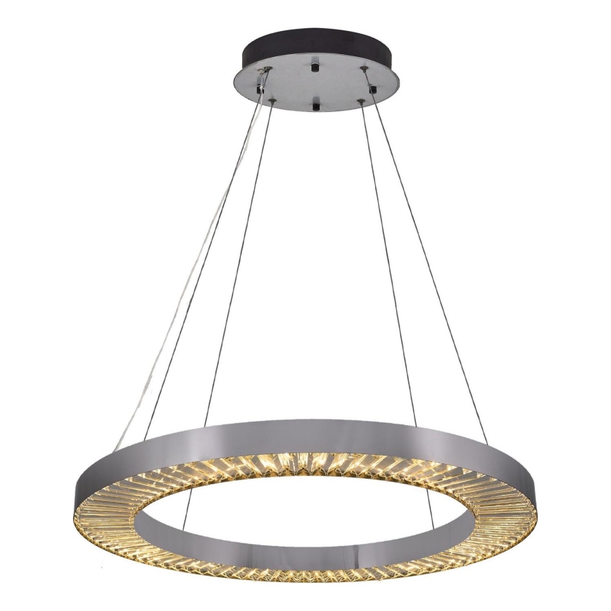 LED Hanglamp JESI LED/85W/230V 3000K diameter 80 cm zilver