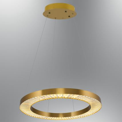 LED Hanglamp JESI LED/85W/230V 3000K Ø 80 cm brons