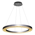 LED Hanglamp JESI LED/90W/230V 3000K 100 cm zilver