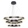 LED Hanglamp JESI LED/99W/230V 3000K diameter 100 cm zilver