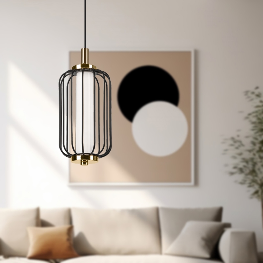 LED-hanglamp met kabel BONNIE LED/10W/230V 3000K zwart