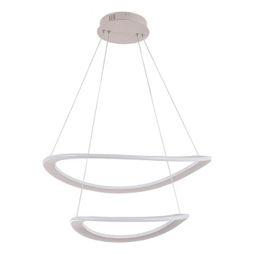 LED-hanglamp met kabel CASHMERE LED/75W/230V Ø 59,5 wit