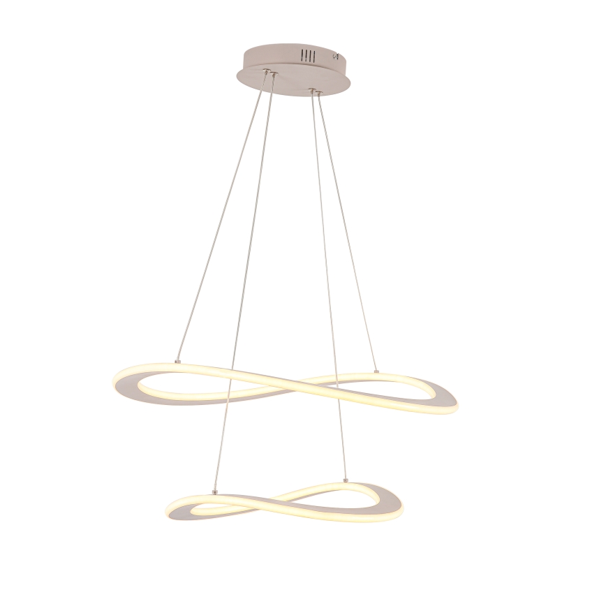 LED-hanglamp met kabel CASHMERE LED/75W/230V Ø 59,5 wit