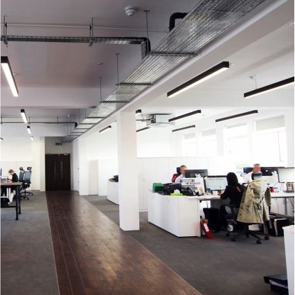 LED-hanglamp met kabel LED/44W/230V 4000K 120 cm zwart