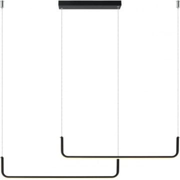 LED-hanglamp met kabel MALAWI 2xLED/20W/230V 3000/4000/6000K zwart