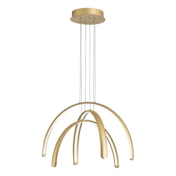 LED-hanglamp met kabel MEGAN LED/41W/230V goudkleurig