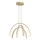 LED-hanglamp met kabel MEGAN LED/41W/230V goudkleurig