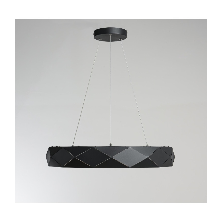 LED-hanglamp met kabel REUS LED/36W/230V 4000K Ø 61 cm zwart