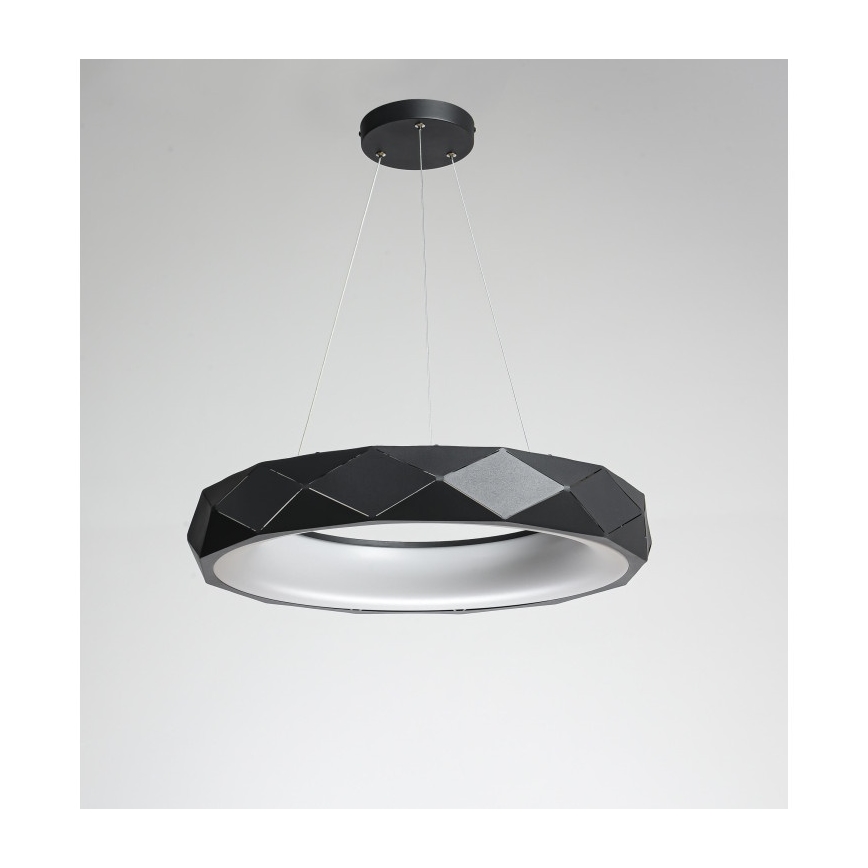 LED-hanglamp met kabel REUS LED/36W/230V 4000K Ø 61 cm zwart