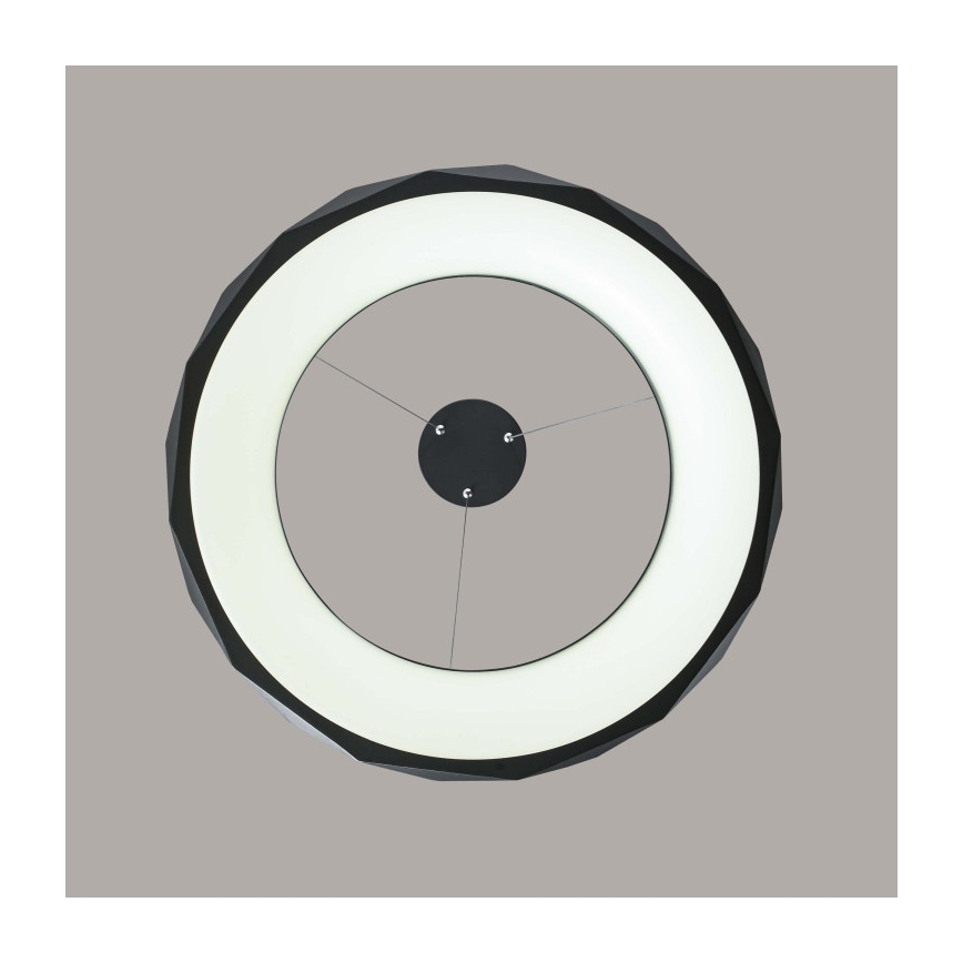 LED-hanglamp met kabel REUS LED/36W/230V 4000K Ø 61 cm zwart