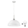 LED-hanglamp met kabelophanging 1xE27/60W/230V wit/helder
