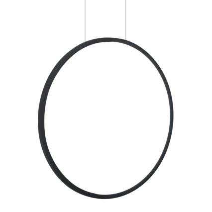 LED-hanglamp met kabelophanging SATURNO LED/28W/230V Ø 50 cm IP44 zwart