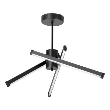 LED Hanglamp met vaste pendel 3xLED/10W/230V 3000-6500K diameter 62 cm zwart