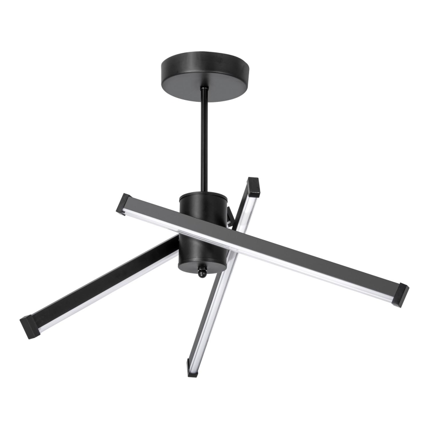 LED Hanglamp met vaste pendel 3xLED/10W/230V 3000-6500K diameter 62 cm zwart
