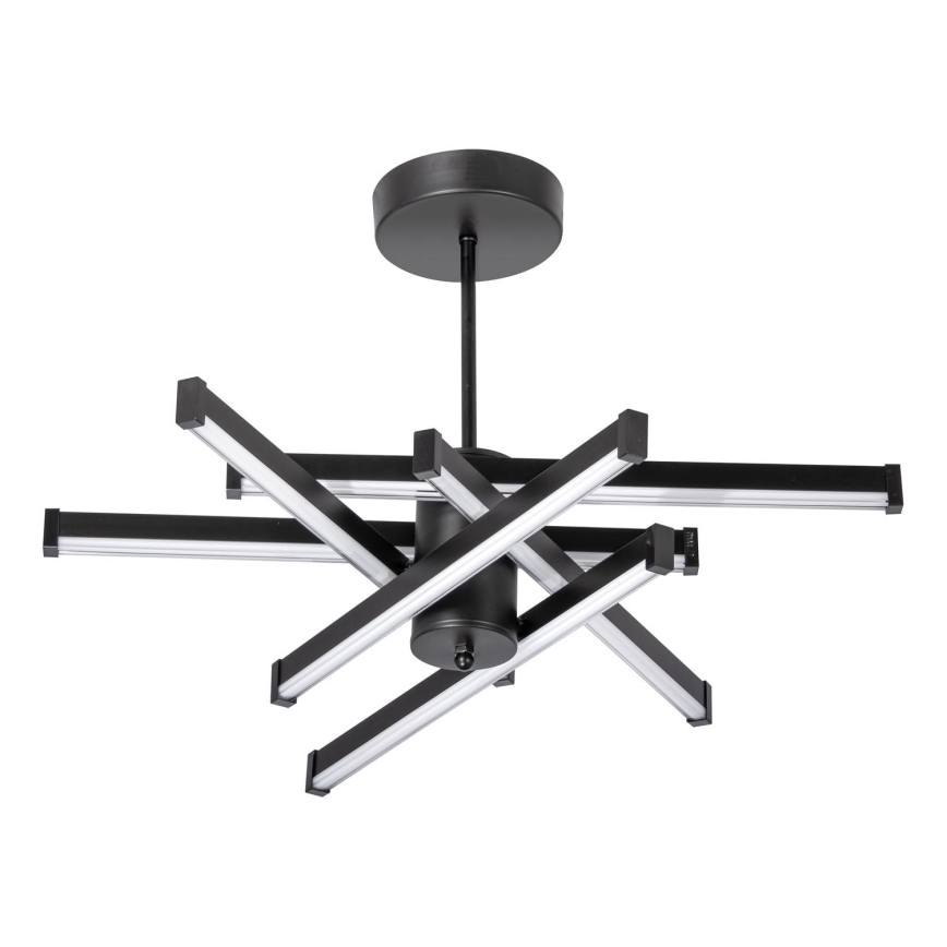 LED Hanglamp met vaste pendel 6xLED/10W/230V 3000-6500K diameter 66 cm zwart