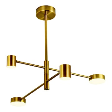 LED Hanglamp met vaste pendel LED/24W/230V 3000K goud