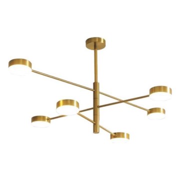 LED Hanglamp met vaste pendel LED/30W/230V 3000K goud